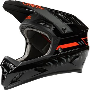 Oneal Backflip Eclipse Downhill Helm XS Schwarz Grau Rot