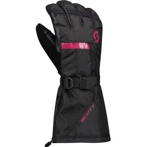 Scott Roop Snowmobil Handschuhe M Schwarz Pink