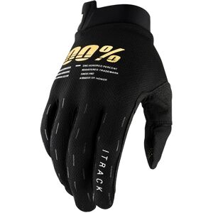 100% iTrack Fahrrad Handschuhe XL Schwarz