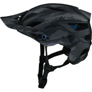 Troy Lee Designs A3 MIPS Brushed Camo Fahrradhelm  Schwarz Grau Blau