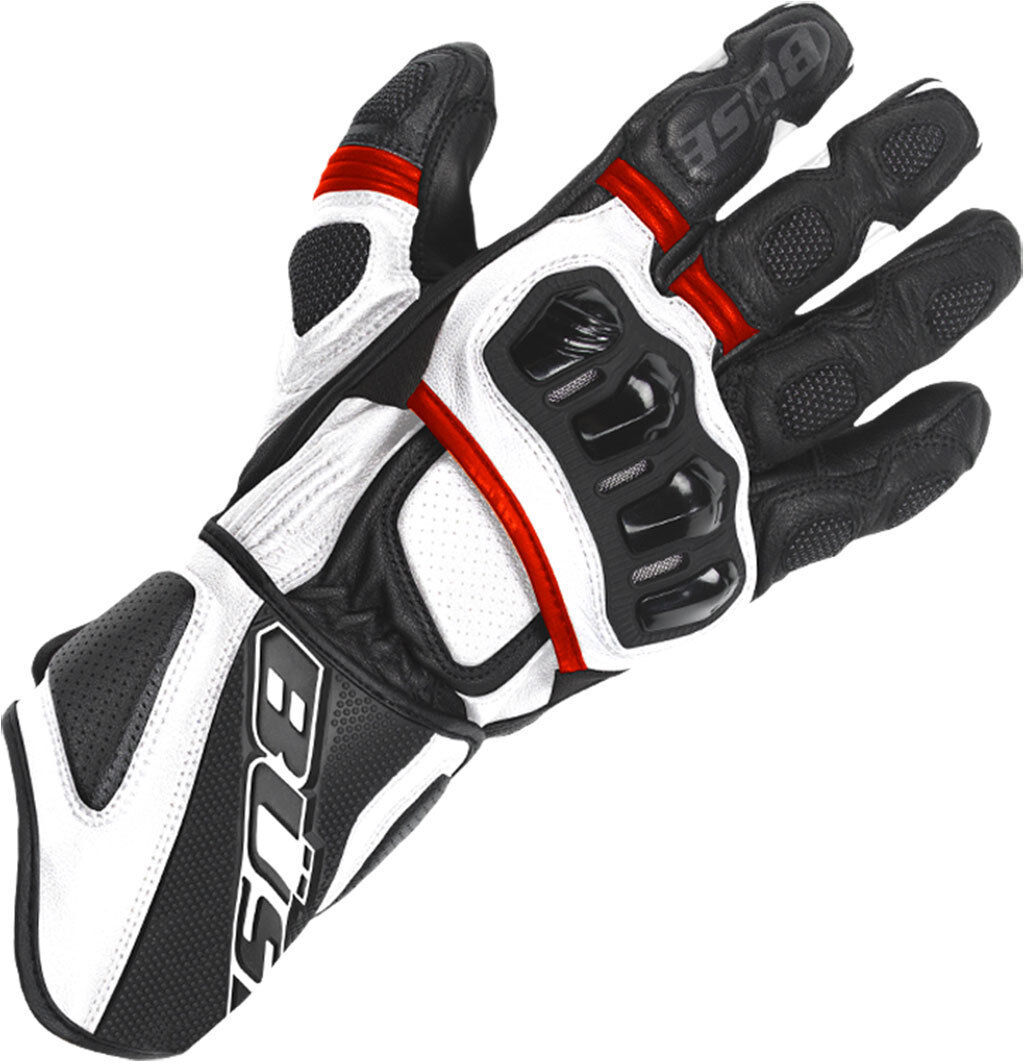 Büse Aragon Handschuhe 4XL Schwarz Weiss Rot