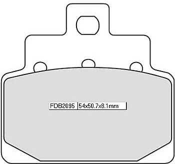 FERODO Bremsbelag FDB 2095 AG