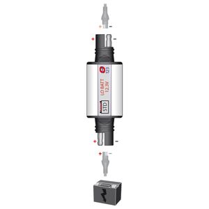 OPTIMATE Ladezustandswarnleuchte SAE-Stecker, für Blei/Säure Batterien, 12,5V