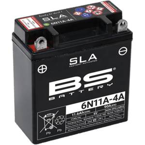 BS Battery Werkseitig aktivierte wartungsfreie SLA-Batterie - 6N11A-4A