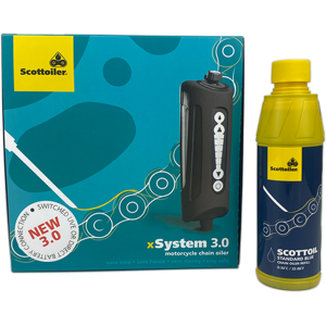 SCOTTOILER Xsystem 3.0 + 250 ml Öl Standard Blau  blau