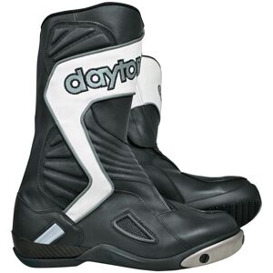 Daytona Evo Voltex GTX Gore-Tex wasserdichte Motorradstiefel 40 Schwarz Weiss