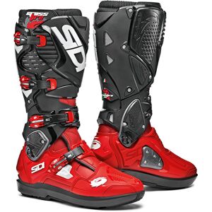 Sidi Crossfire 3 SRS Motocross Stiefel 46 Schwarz Rot