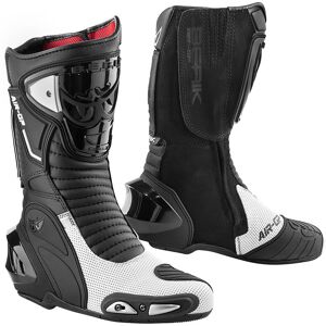 Berik Cartagena Air Motorradstiefel 42 Schwarz Weiss