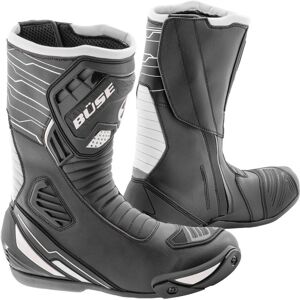 Büse Sport Evo Motorradstiefel 38 Schwarz Weiss