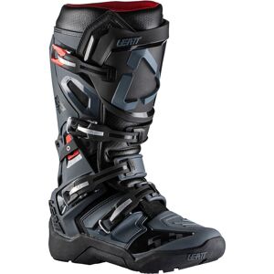 Leatt Moto 5.5 Flexlock Enduro Motocross Stiefel 43 Schwarz Grau