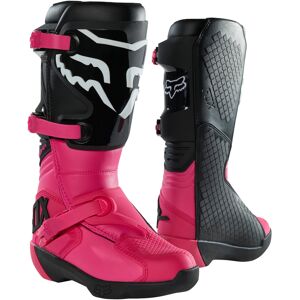 FOX Comp Damen Motocross Stiefel 45 Schwarz Pink