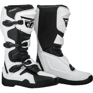 Fly Racing Maverik Motocross Stiefel 42 Schwarz Weiss