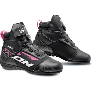 Ixon Ranker WP Damen Motorradschuhe 36 Schwarz Weiss Pink Lila