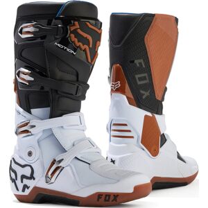 FOX Motion Motocross Stiefel 45 46 Schwarz Weiss