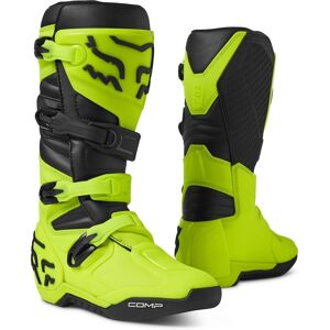 FOX Comp Motocross Stiefel 45 Schwarz Gelb