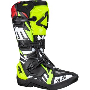 Leatt 3.5 2023 Motocross Stiefel 44 45 Schwarz Weiss Gelb