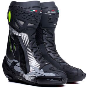 TCX RT-Race Pro Air 2023 Motorradstiefel 44 Schwarz Grau Weiss