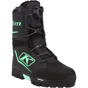 Klim Aurora GTX BOA 2023 Damen Snowmobil Stiefel 42 Schwarz Grün