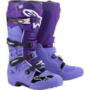 Alpinestars Tech 7 Motocross Stiefel 49 50 Weiss Lila