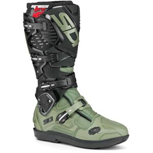 Sidi Crossfire 3 SRS Motocross Stiefel 43 Schwarz Grün