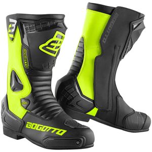 Bogotto Losail Motorradstiefel 46 Schwarz Gelb