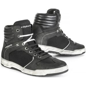 Stylmartin Atom Motorradschuhe 39 Schwarz Weiss