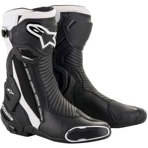 Alpinestars SMX Plus v2 Motorradstiefel 46 Schwarz Weiss