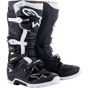 Alpinestars Tech 7 Enduro Drystar Motocross Stiefel 40 41 Schwarz Weiss