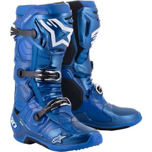 Alpinestars Tech 10 Motocross Stiefel 45 46 Schwarz Blau
