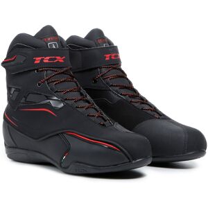 TCX Zeta Wasserdichte Motorradschuhe 43 Schwarz Rot