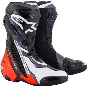 Alpinestars Supertech R Motorradstiefel 46 Schwarz Grau Rot