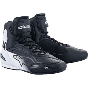 Alpinestars Faster 3 Motorradschuhe 48 Schwarz Weiss