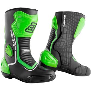 Bogotto Race-X Motorrad Stiefel 45 Schwarz Grün