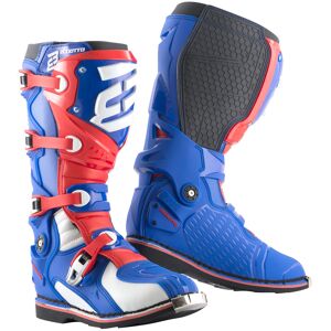 Bogotto MX-7 S Motocross Stiefel 40 Weiss Rot Blau