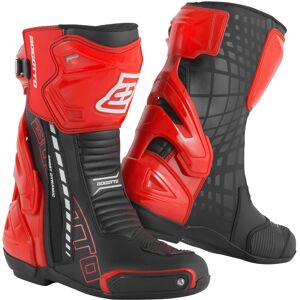 Bogotto Donington Motorrad Stiefel 43 Schwarz Rot