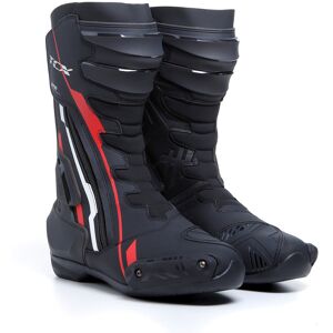 TCX S-TR1 Motorradstiefel 43 Schwarz Weiss Rot