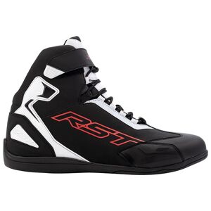 RST Sabre Motorradschuhe 46 Schwarz Weiss Rot