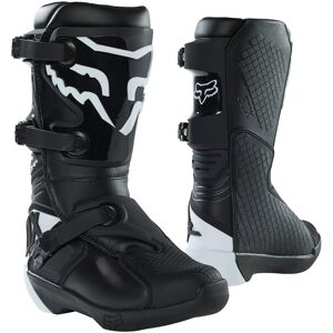 FOX Comp Jugend Motocross Stiefel 42 Schwarz Weiss