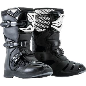 Fly Racing Maverick Jugend Motocross Stiefel 37 Schwarz