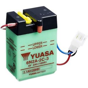 YUASA 6N2A-2C-3 Batterie ohne Säurepack 70 mm