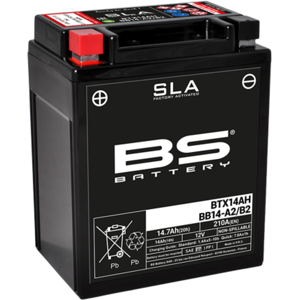 BS Battery Werksseitig aktivierte wartungsfreie SLA-Batterie - BTX14AH / BB14-A2 / B2