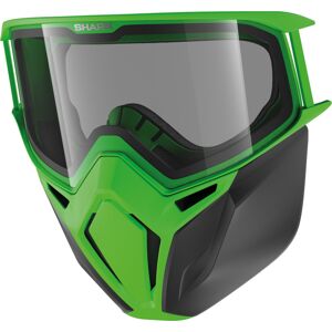 Shark Street Drak Motorradbrille und Maske Set Einheitsgröße Grün