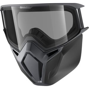 Shark Street Drak Motorradbrille und Maske Set Einheitsgröße Silber