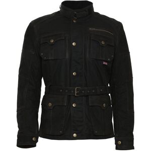 Bores Gregory Motorrad Wachsjacke 6XL Schwarz