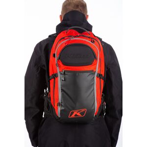 Klim Krew 22 Snowmobil Rucksack  Schwarz Rot