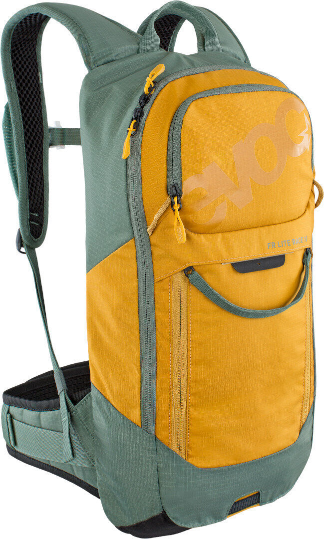 Evoc FR Lite Race 10L Protektoren Rucksack S Grün Orange