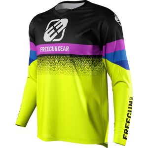 Freegun Devo Attack Kinder Motocross Jersey 12- 14 13 - 14 12/14 12 Jahre 13 Jahre Schwarz Gelb