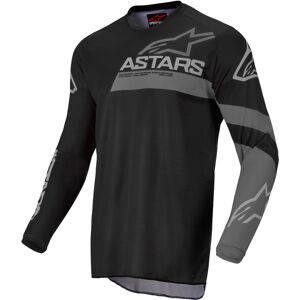 Alpinestars Racer Graphite Jugend Motocross Jersey M Schwarz Grau