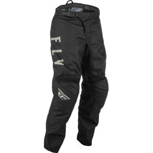 Fly Racing F-16 Jugend Motocross Hose M Schwarz Grau