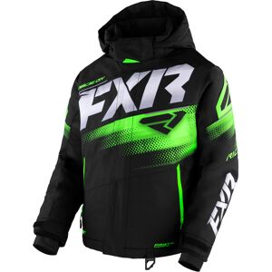 FXR Boost 2023 Jugend Snowmobil Jacke 36 Schwarz Grün